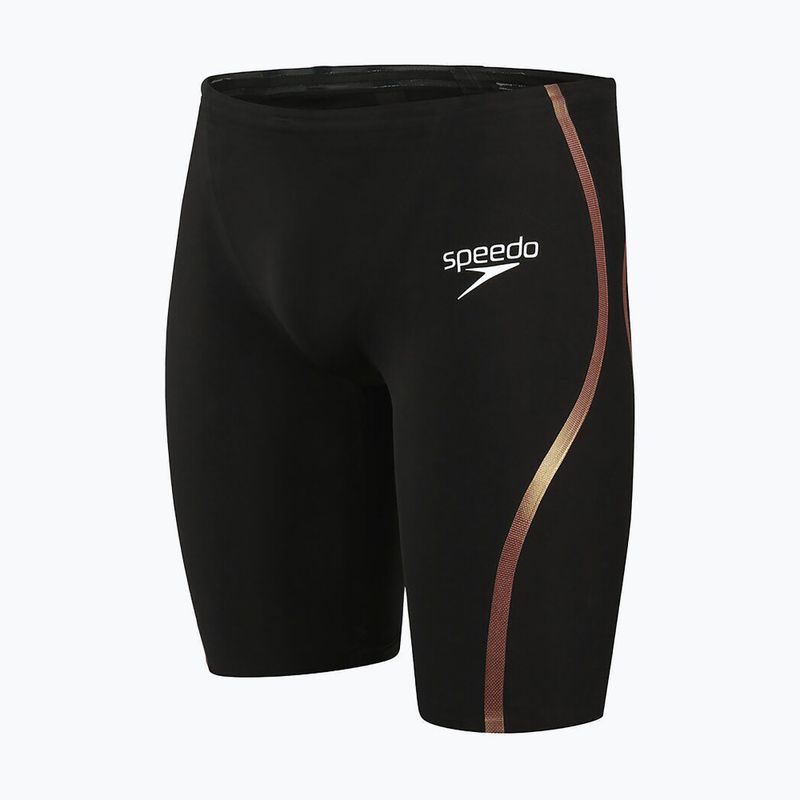 Speedo Fastskin LZR Pure Intent, costume da bagno da uomo nero/oro rosso