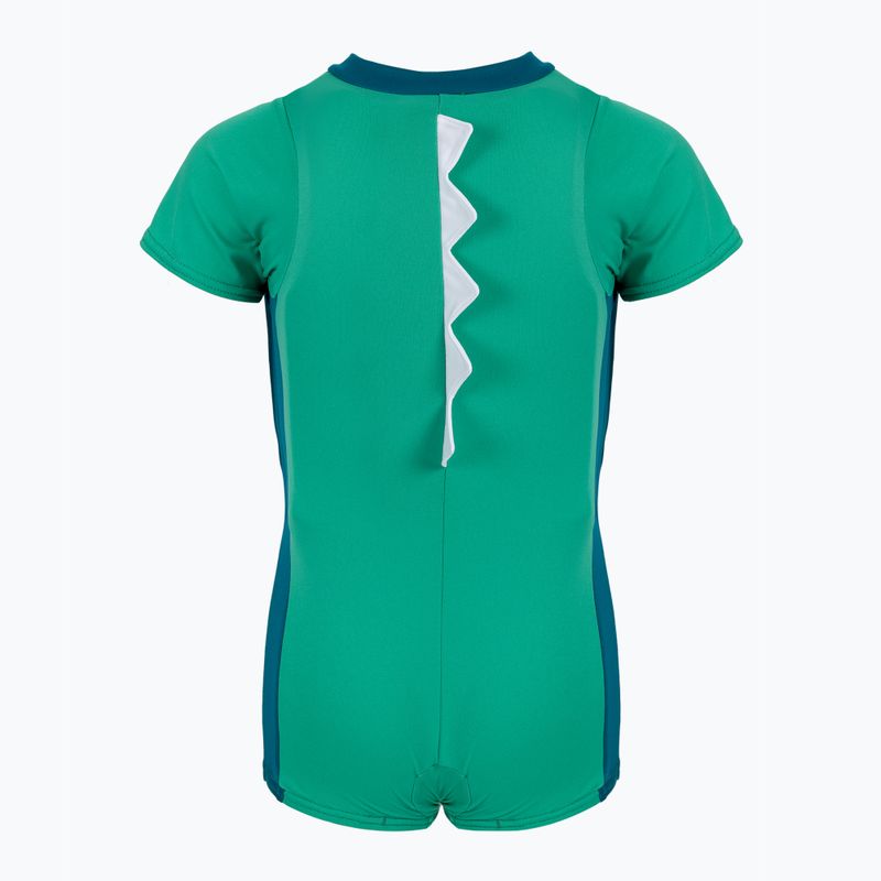 Costume da bagno per bambini Speedo Croc Printed Float verde/blu 2