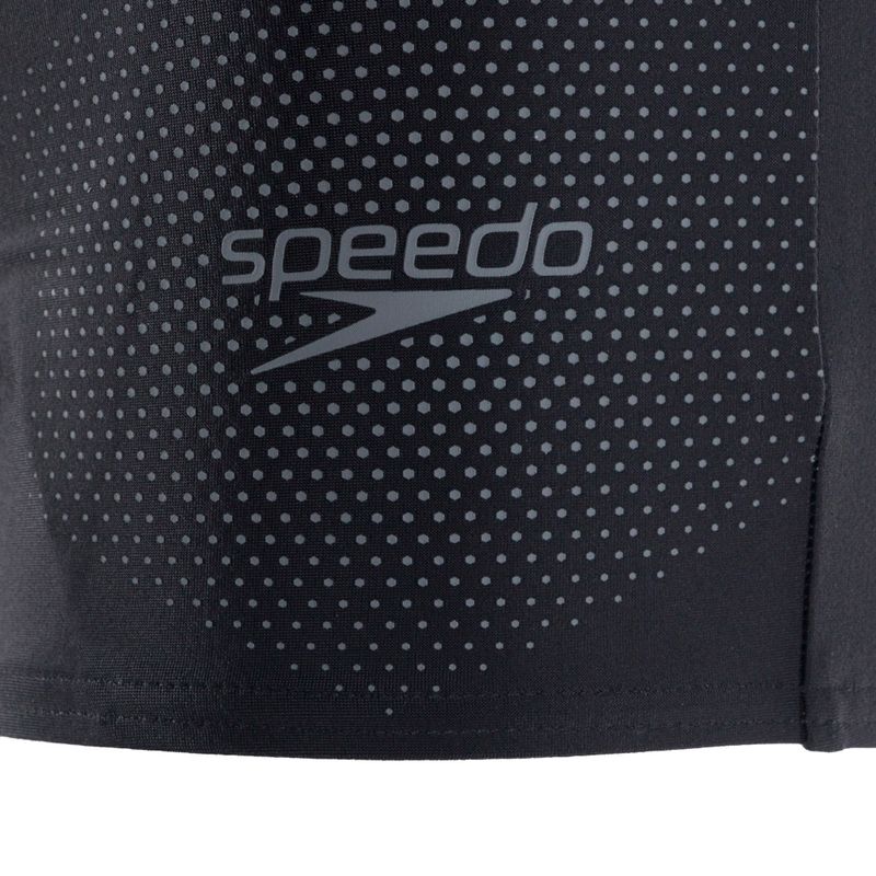 Pantaloncini da bagno Speedo Tech Placement da uomo nero/grigio 3