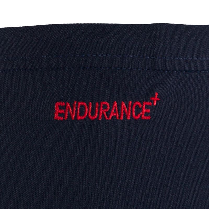 Pantaloncini da bagno Speedo Boomstar Placement da uomo, blu/rosso 4