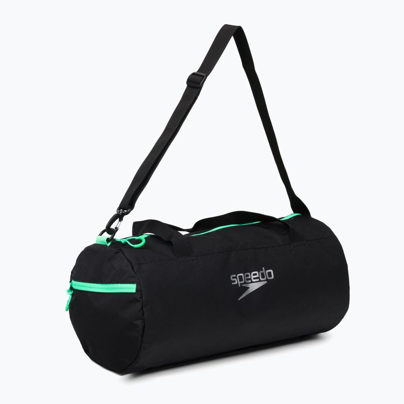 Speedo Duffel borsa da nuoto nero/verde 2