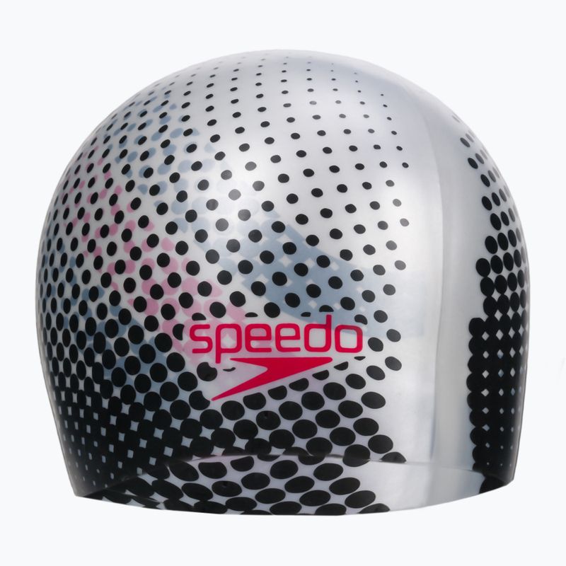 Cuffia Speedo Reversible Moud argento/nero