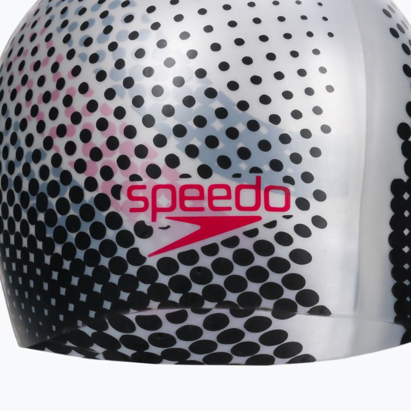 Cuffia Speedo Reversible Moud argento/nero 2