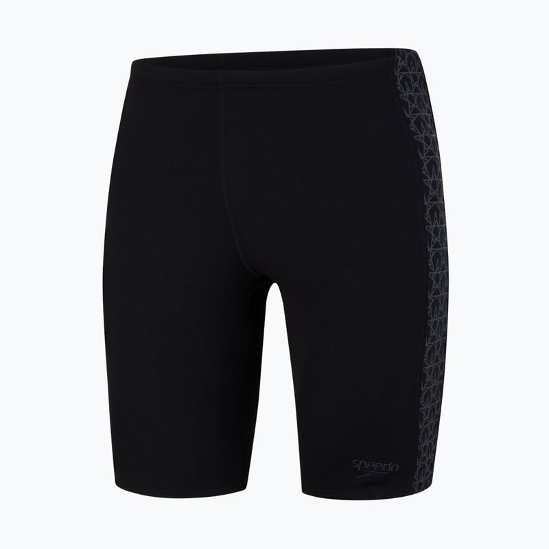 Costume da bagno Speedo Boomstar Splice da uomo nero/grigio 5