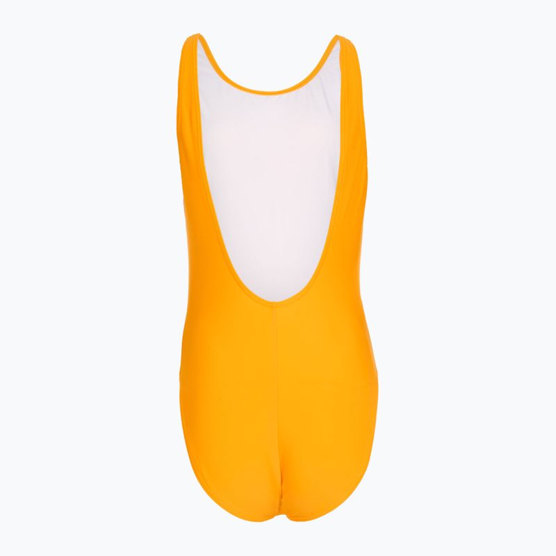 Costume intero donna Speedo Logo Deep U-Back arancione 2