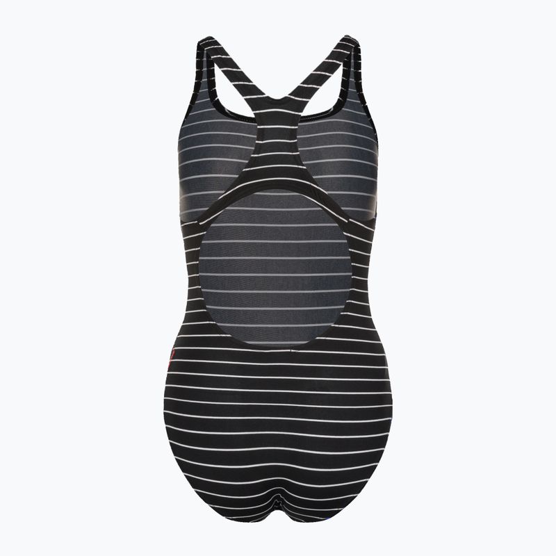 Speedo Endurance+ Medalist nero/bianco, costume intero da donna 2