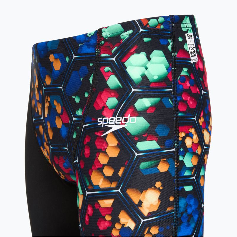 Jammer da nuoto per bambini Speedo Endurance+ High Waist Jammer black/blue 3