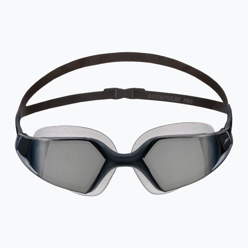 Occhiali da nuoto Speedo Aquapulse Pro Mirror oxid grigio/argento/cromo 2