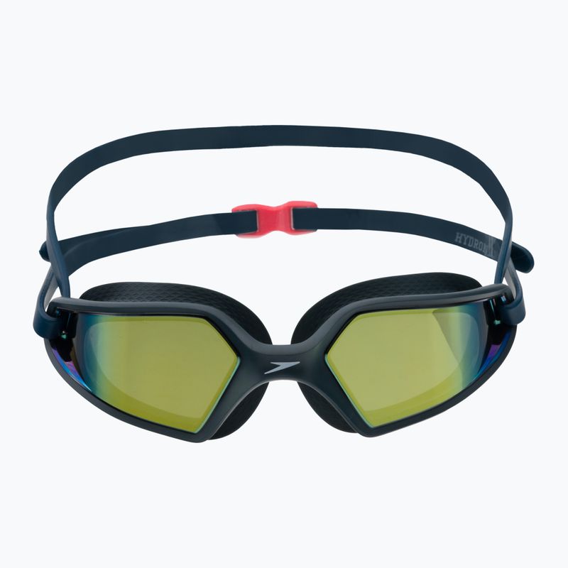 Occhialini Speedo Hydropulse Mirror navy/grigio ossido/rosso fenice/oro 2