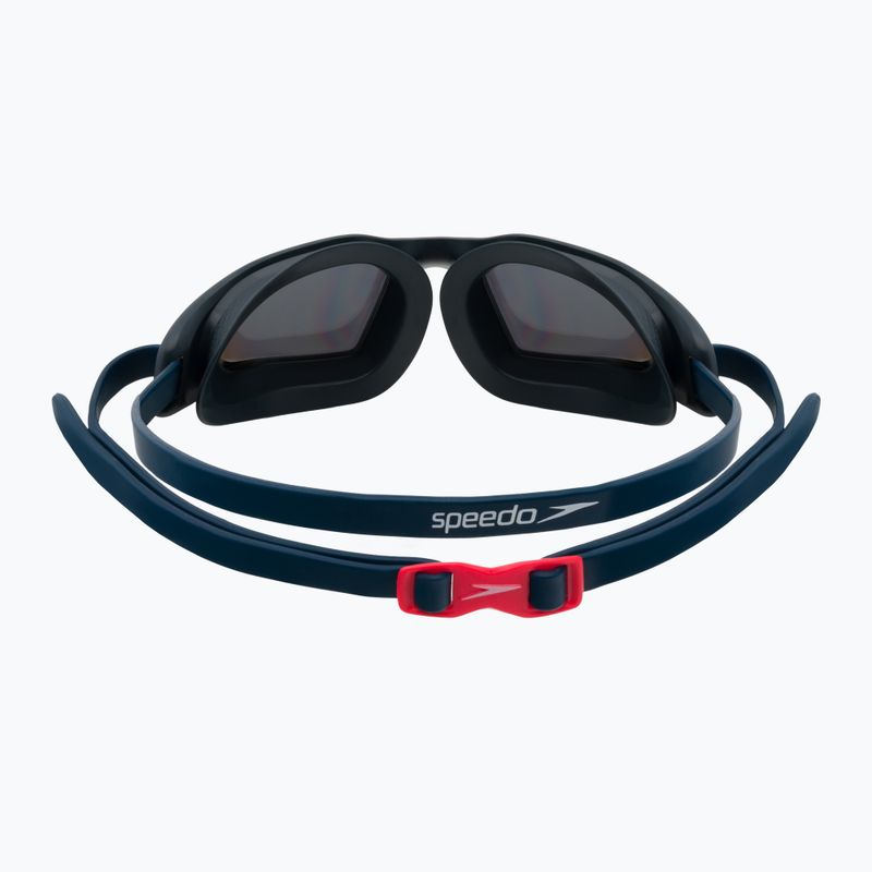 Occhialini Speedo Hydropulse Mirror navy/grigio ossido/rosso fenice/oro 5