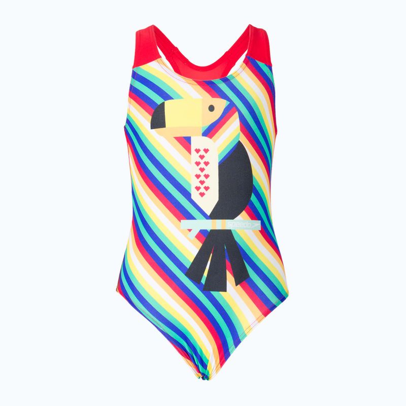 Costume intero da bambino Speedo Essential Alover multicolore