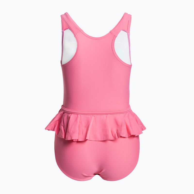 Costume intero Speedo Frill viola/rosa per bambini 2