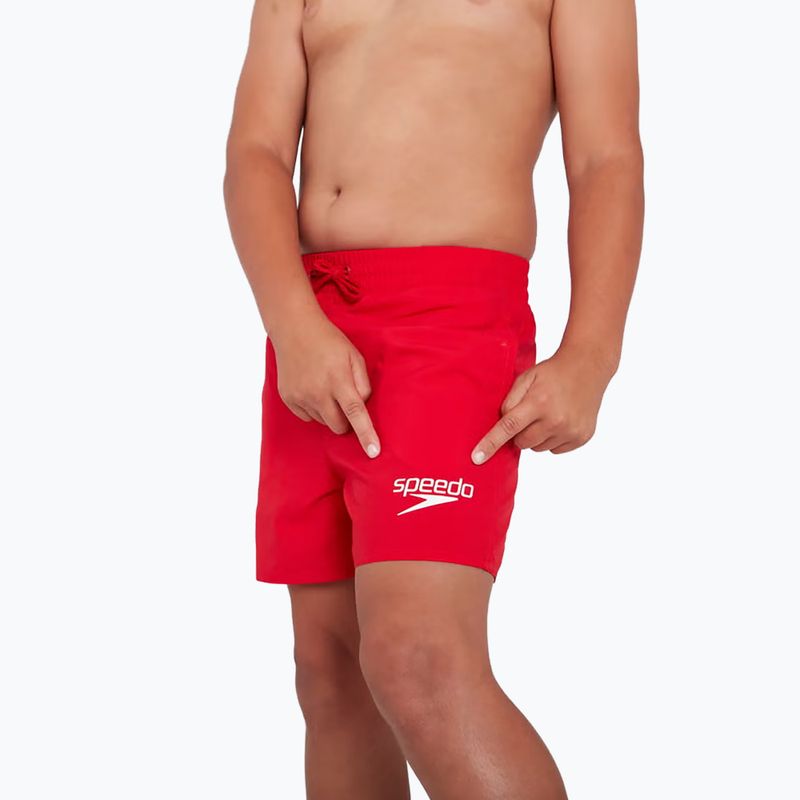 Speedo Essential 13" pantaloncini da bagno per bambini fed red 5