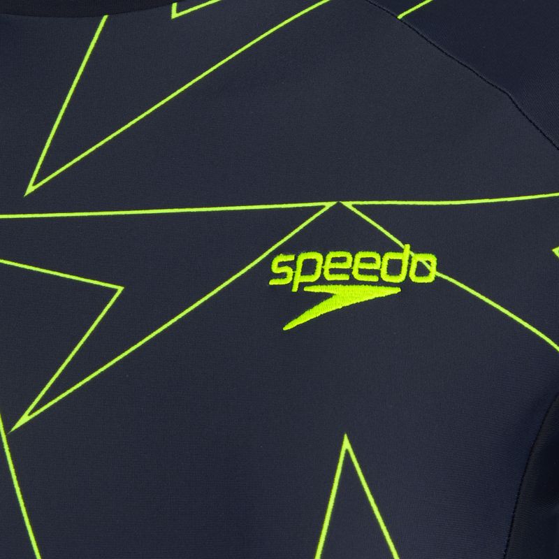 Speedo maglia da bagno donna Boomstar Allover Rash Top blu 3
