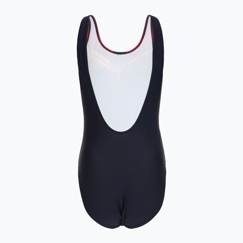 Costume intero Speedo donna Digital Placement U-Back blu/rosso 2