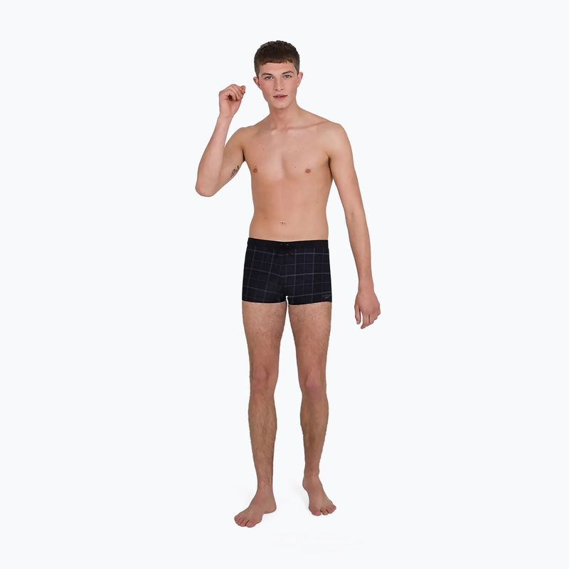 Boxer da bagno Speedo Valmilton nero/grigio per uomo 5