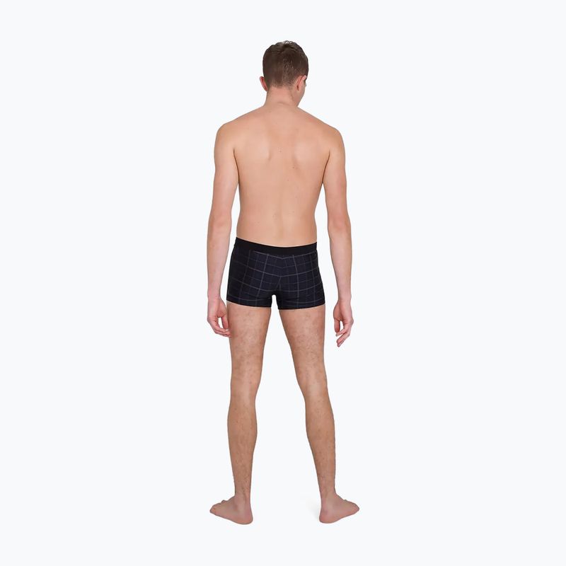 Boxer da bagno Speedo Valmilton nero/grigio per uomo 6