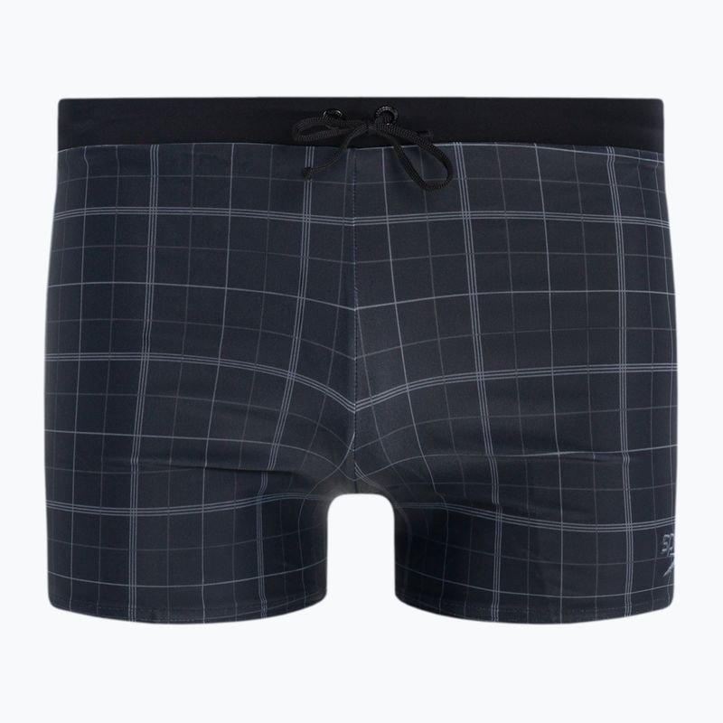 Boxer da bagno Speedo Valmilton nero/grigio per uomo