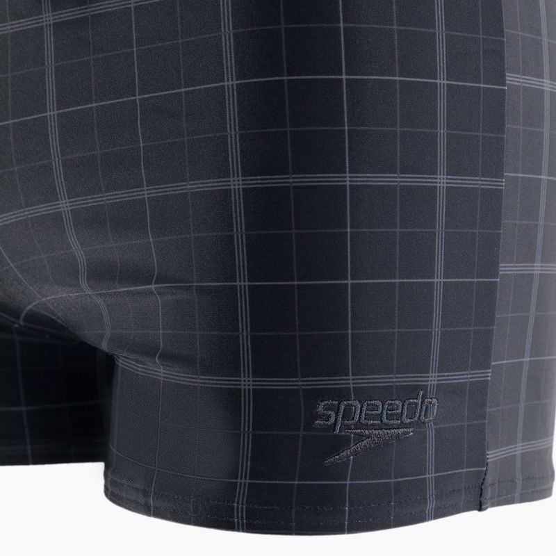 Boxer da bagno Speedo Valmilton nero/grigio per uomo 3