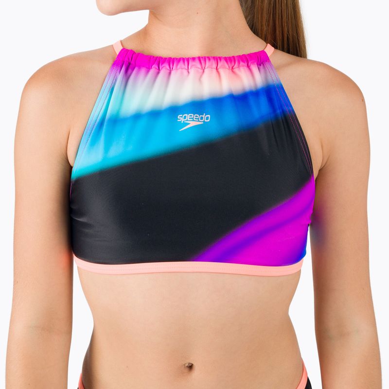 Speedo Star nero/arancione, costume da bagno a due pezzi per bambini 4
