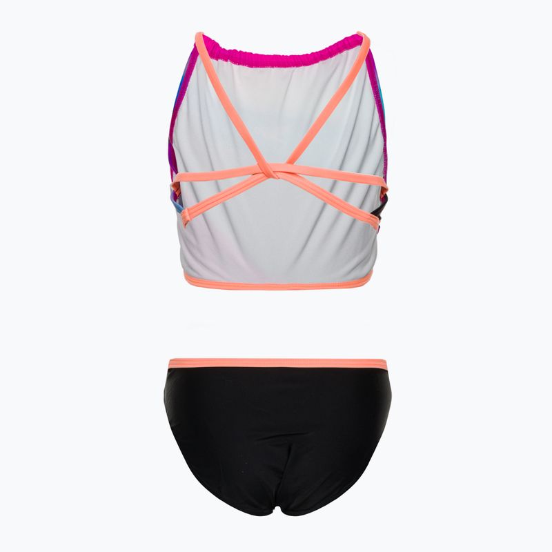 Speedo Star nero/arancione, costume da bagno a due pezzi per bambini 7