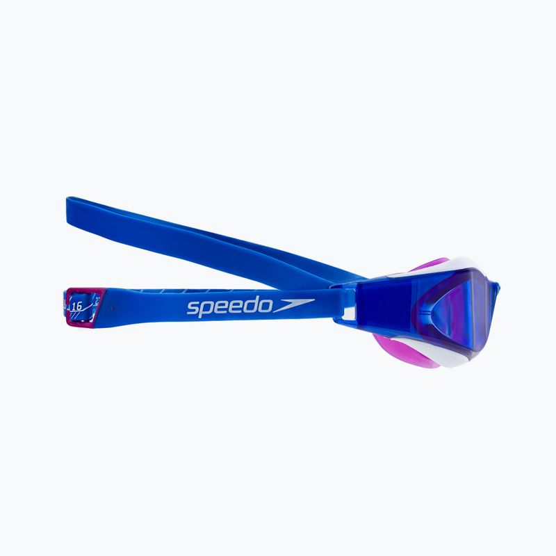Occhialini da nuoto Speedo Fastskin Hyper Elite blu fuoco/diva/bianco 3