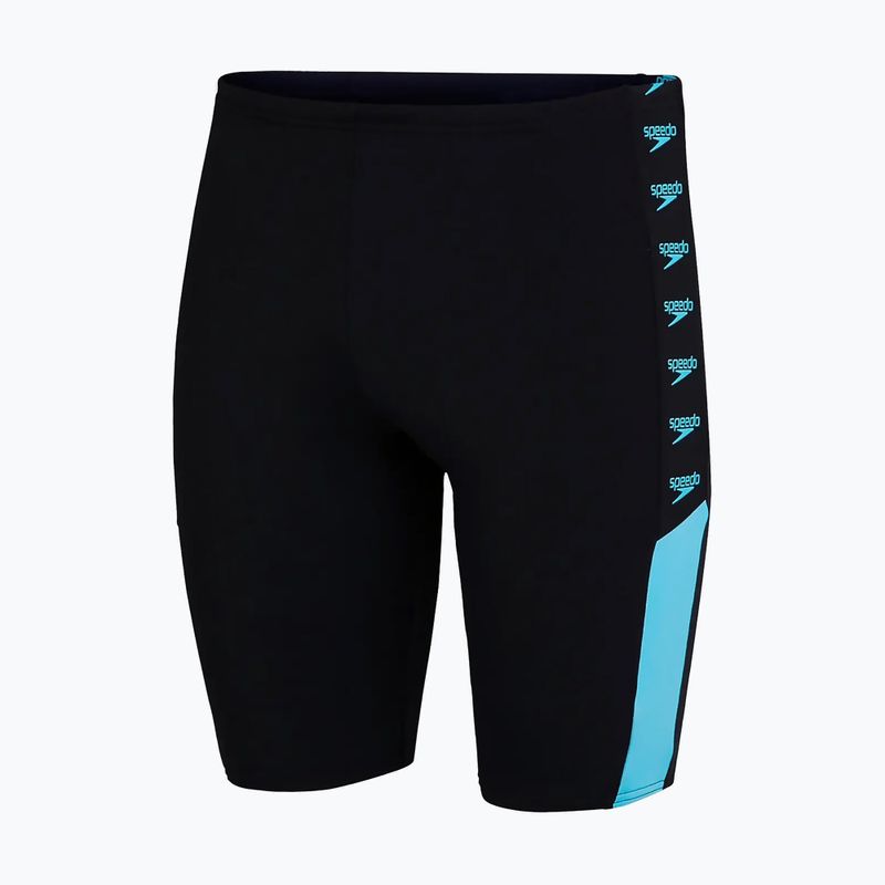 Pantaloncini da bagno Speedo Boom Logo Splice uomo nero/blu