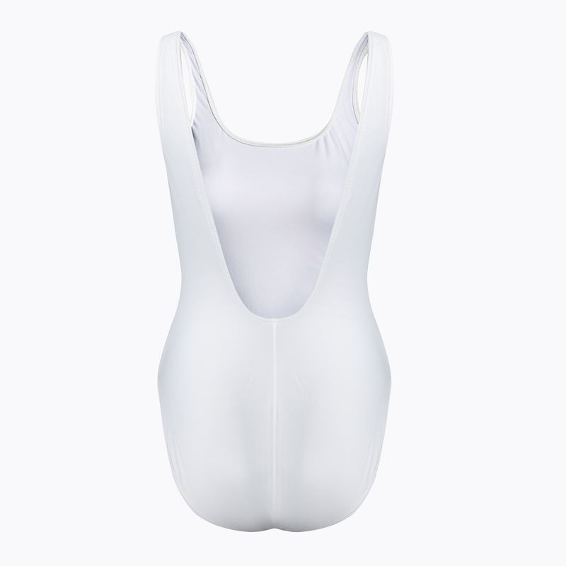 Costume intero donna Speedo Logo Deep U-Back bianco 2