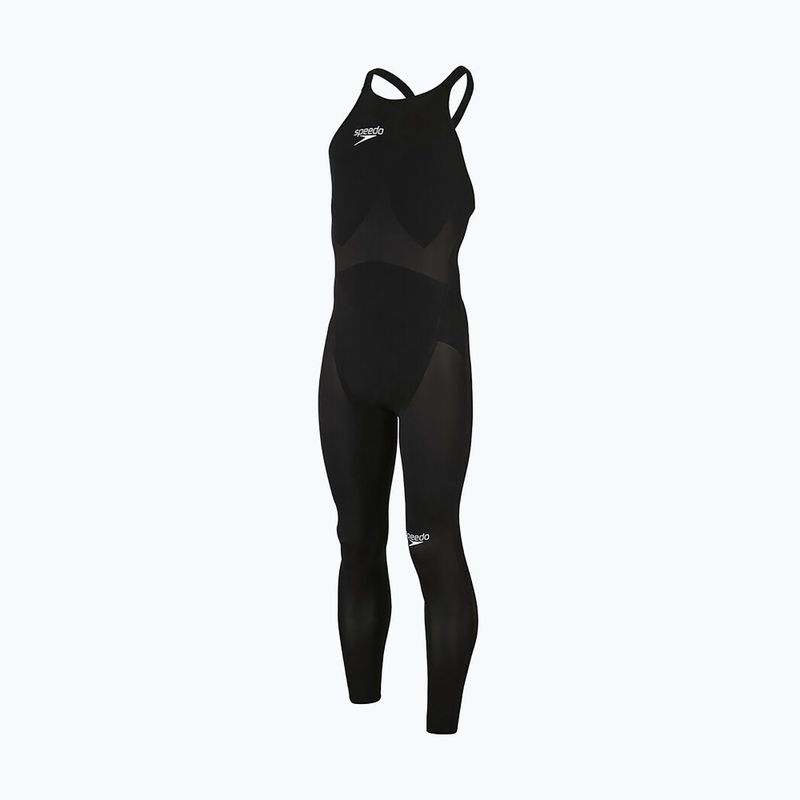 Speedo Fastskin LZR Elite Openwater Closedback Body da uomo nero/blu fiamma