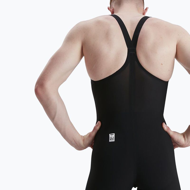 Speedo Fastskin LZR Elite Openwater Closedback Body da uomo nero/blu fiamma 6