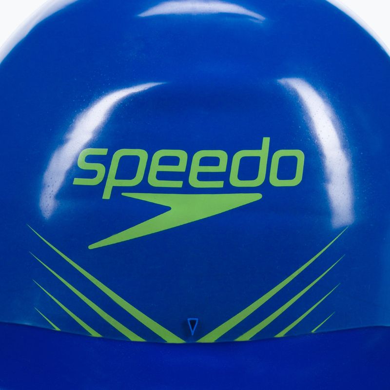 Cuffia Speedo Fastskin blu/verde 2