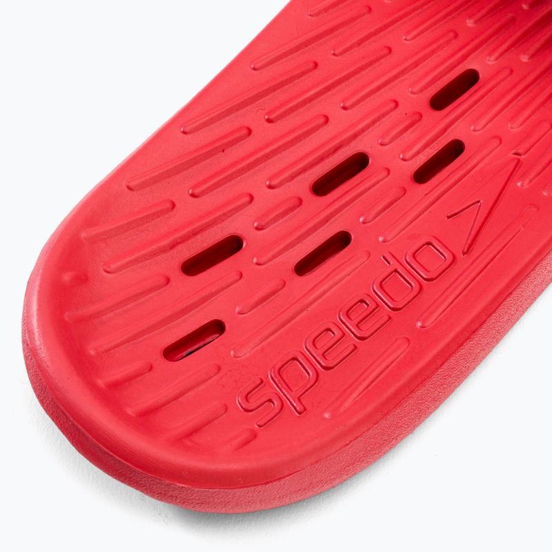 Speedo Slide da uomo, infradito rosso nutrito 8