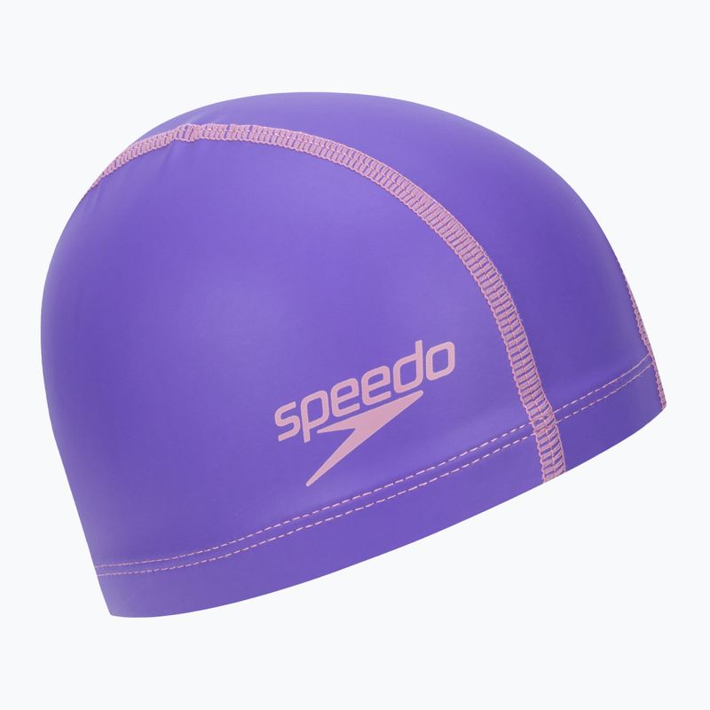 Cuffia da nuoto Speedo Long Hair Pace Junior per bambini viola galattico/rosa scuro