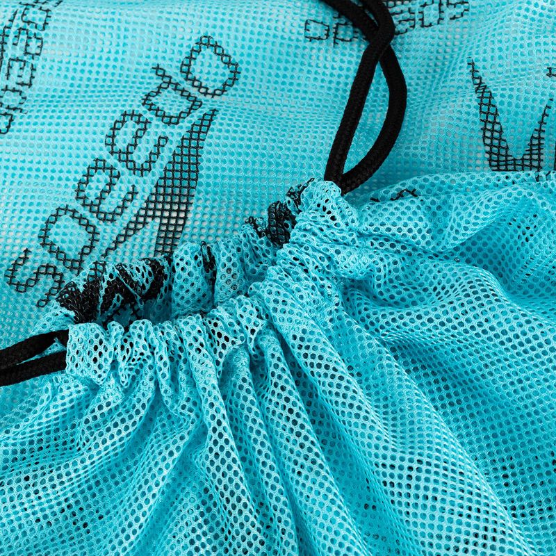 Borsa da nuoto Speedo a rete stampata blu/nero 3