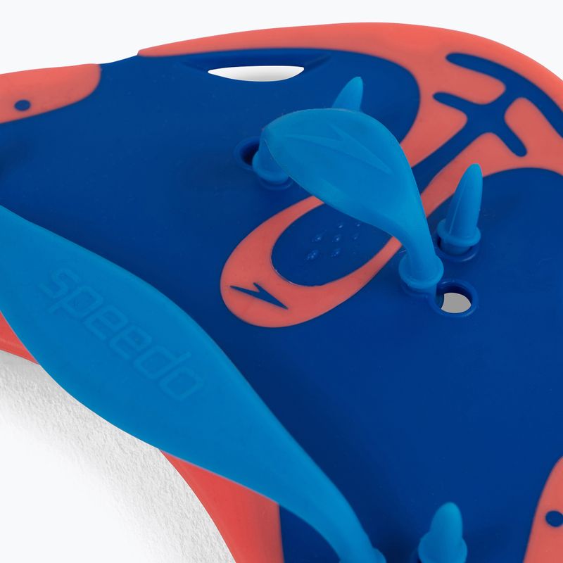 Speedo Finger blu flame/fluo tangerine/blu piscina palette nuoto 4