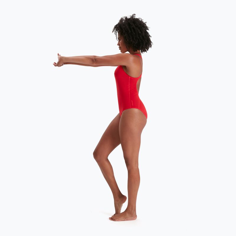 Speedo Eco Endurance+ Medalist, costume intero da donna, rosso 7