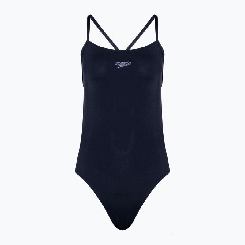 Costume intero Speedo Endurance+ Thinstrap da donna true navy