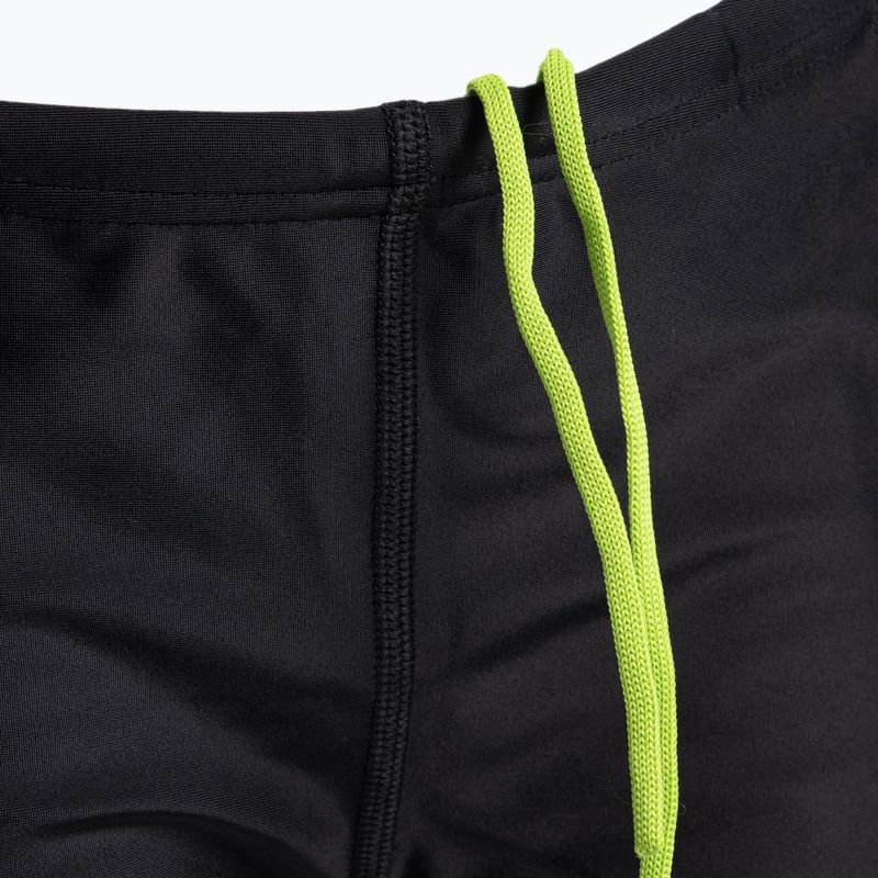 Speedo Plastisol Placement, costume da bagno per bambini nero/limone atomico/piastrella 5