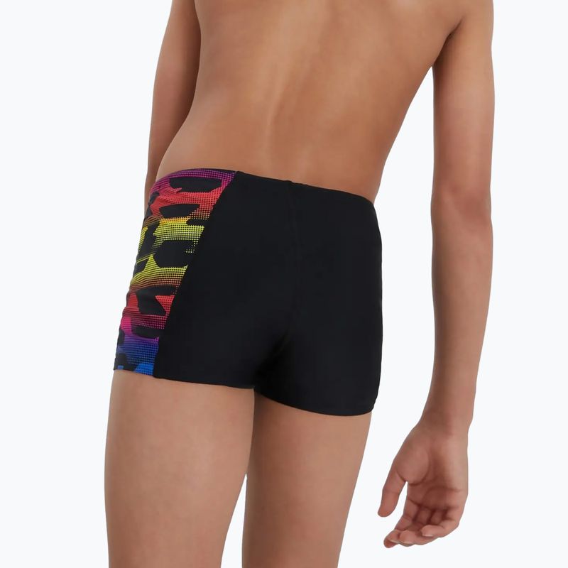 Speedo Digital Panel pantalone da bagno per bambini nero/giallo impero/blu fiamma/adriatico chiaro 7