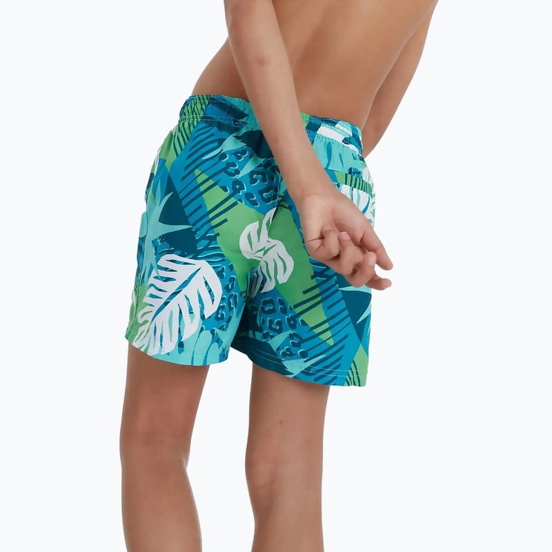 Speedo pantaloncini da bagno per bambini Stampato 13" verde/blu 3