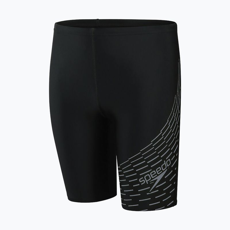 Speedo Medley Logo nero/ardesia costumi da bagno per bambini 4