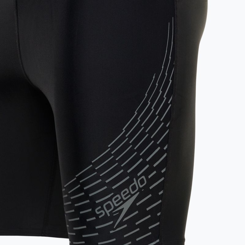 Speedo Medley Logo nero/ardesia costumi da bagno per bambini 3
