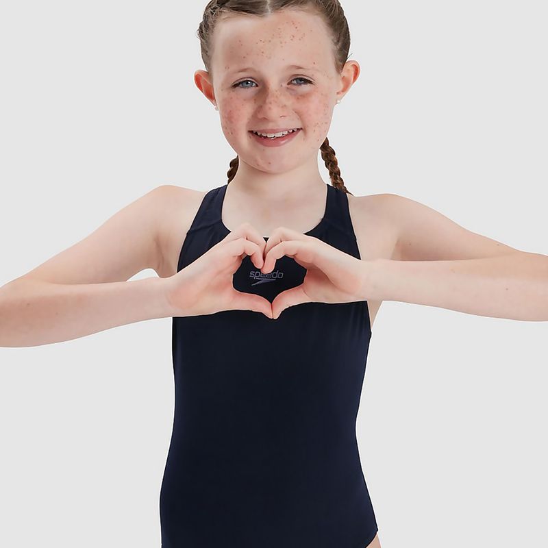 Costume intero da bambino Speedo Endurance+ Medalist true navy 8