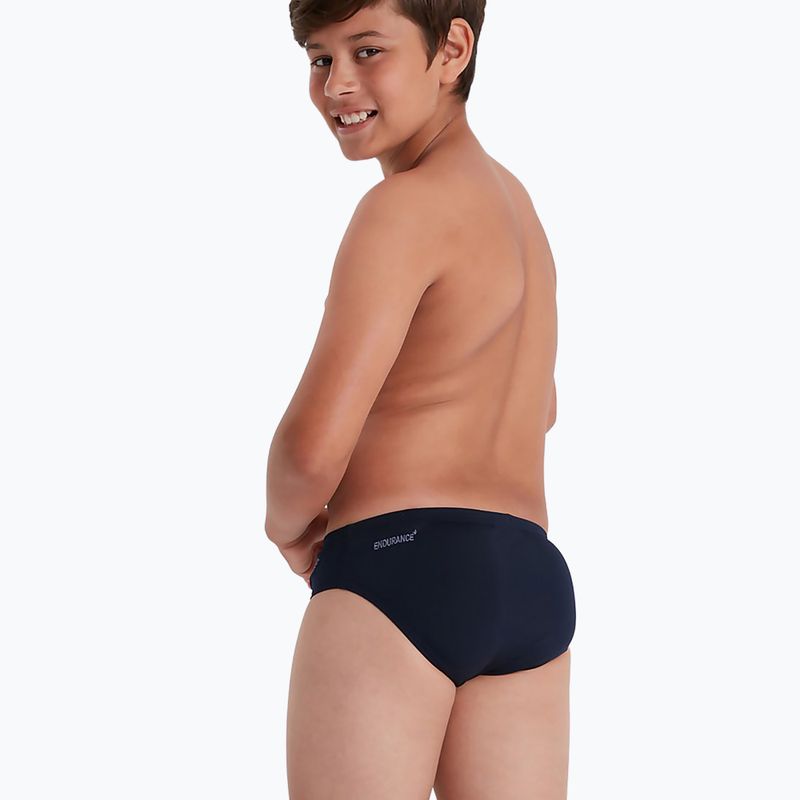 Slip da bagno per bambini Speedo ECO Endurance + Brief true navy/white 6