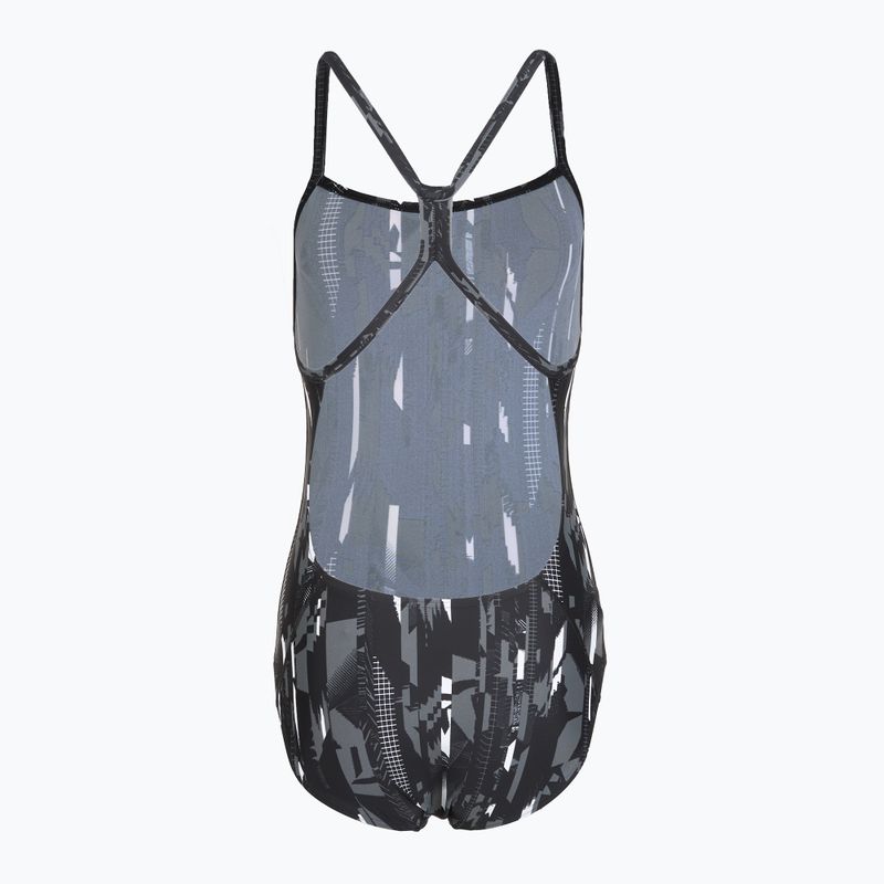 Speedo costume da bagno intero donna Allover Rippleback nero 2