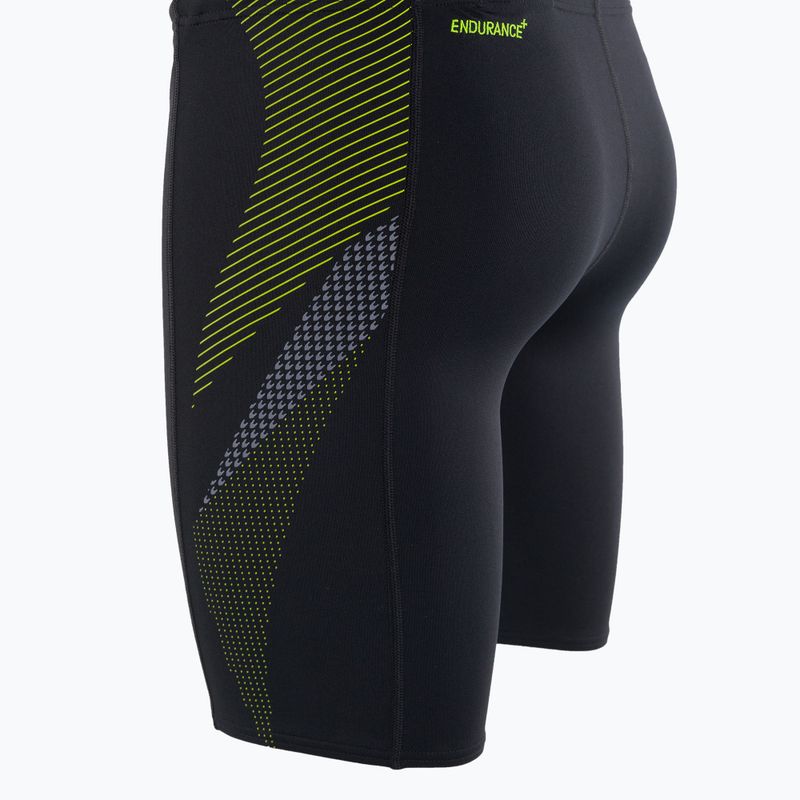 Pantaloncini da bagno Speedo Tech Panel uomo nero/limone atomico/antracite USA 4