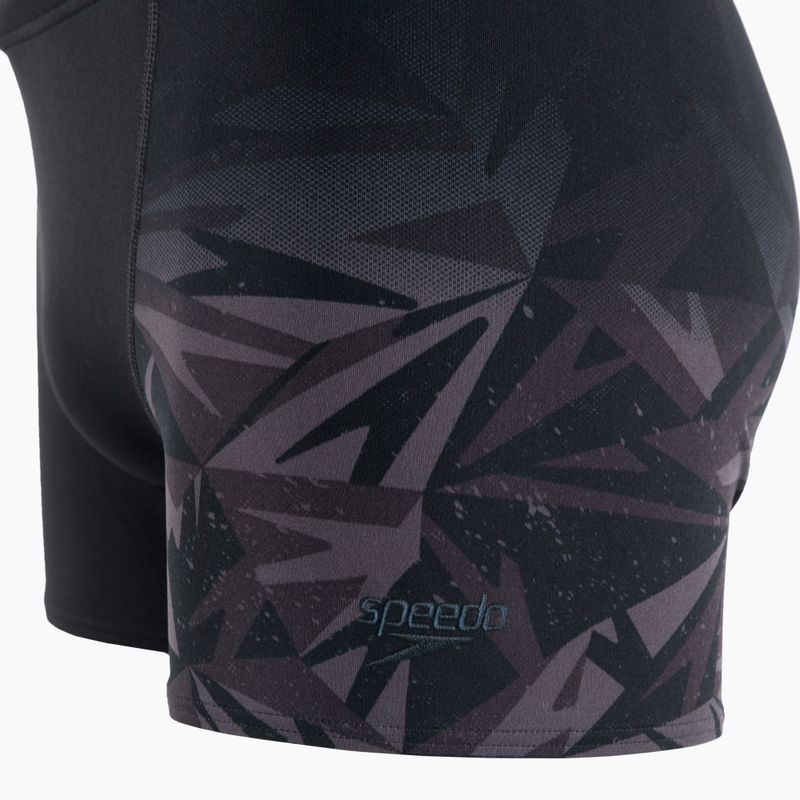 Boxer da bagno uomo Speedo HyperBoom V-Cut Aquashort black/siren red 3