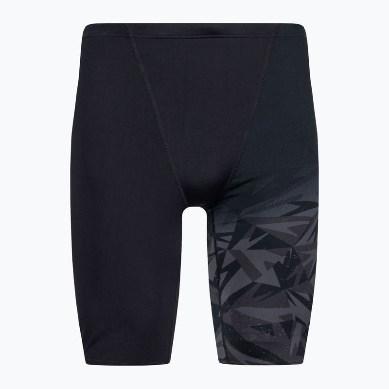 Speedo Hyper Boom Placement V-Cut Aquashort uomo nero/grigio ossido