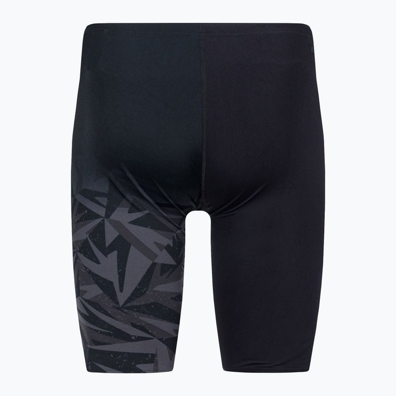 Speedo Hyper Boom Placement V-Cut Aquashort uomo nero/grigio ossido 2