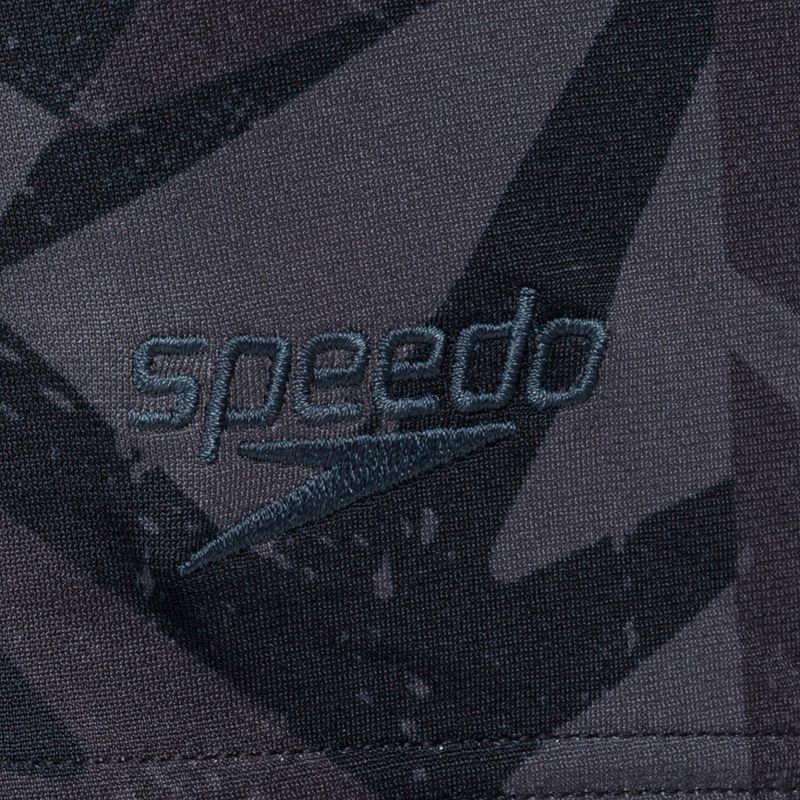 Speedo Hyper Boom Placement V-Cut Aquashort uomo nero/grigio ossido 4